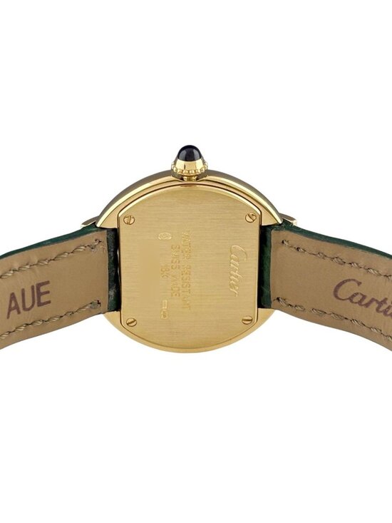 Cartier Ellipse Watch YG Leather Quartz Ivory main image 6
